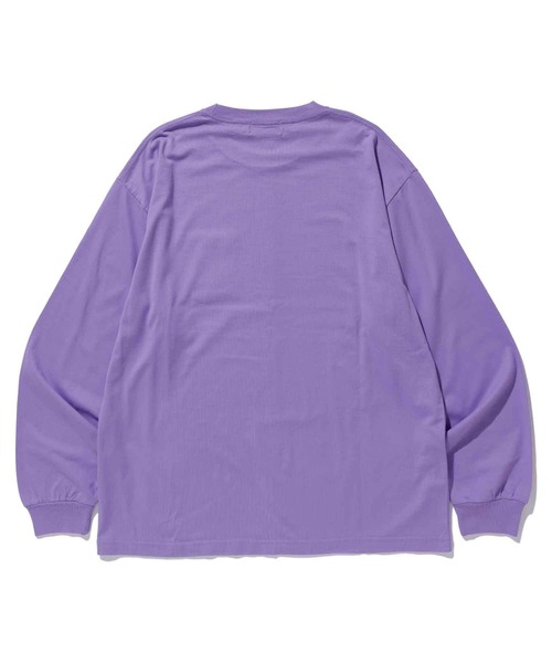 XLARGE（エクストララージ）の「EMBROIDERY SLANTED OG L/S POCKET TEE（Tシャツ/カットソー・メンズ・パープル/グリーン/ブルー/ブラック/ホワイト・S/L/M/XL）」の15枚目の写真