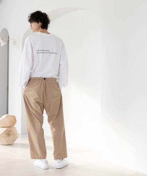 CITEN（シテン）の「＜CITEN（シテン）＞ナイロン トレイルパンツ（その他パンツ・メンズ・ベージュ/ライトグレー/ブラック・L/M）」の17枚目の写真