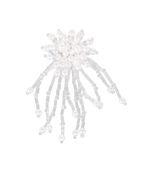 MERCURYDUO（マーキュリーデュオ）の「ビーズビジュフラワーイヤリング（イヤリング・レディース・クリア・FREE）」の2枚目の写真