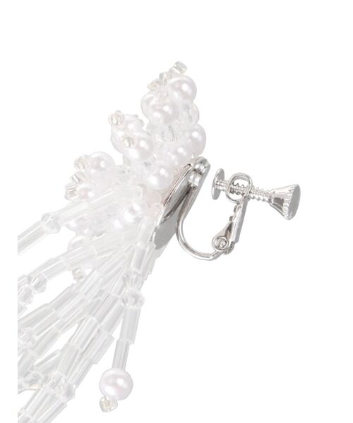 MERCURYDUO（マーキュリーデュオ）の「ビーズビジュフラワーイヤリング（イヤリング・レディース・クリア・FREE）」の7枚目の写真