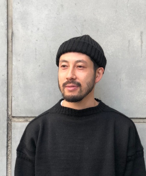 HIGHLAND 2000（ハイランドトゥーサウザンド）の「HIGHLAND2000/ハイランド2000　BW 2×1 Bobbycap リブ　ボビーキャップ　HL-0019（ニットキャップ/ビーニー・メンズ・チャコールグレー/ブラック/グレー・FREE）」の4枚目の写真