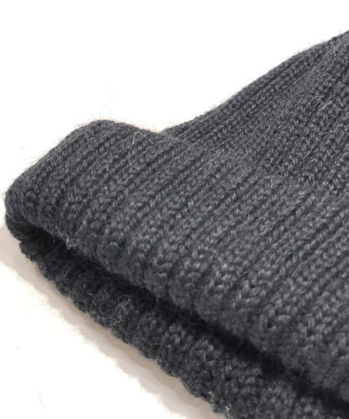 HIGHLAND 2000（ハイランドトゥーサウザンド）の「HIGHLAND2000/ハイランド2000　BW 2×1 Bobbycap リブ　ボビーキャップ　HL-0019（ニットキャップ/ビーニー・メンズ・チャコールグレー/ブラック/グレー・FREE）」の6枚目の写真