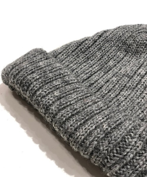 HIGHLAND 2000（ハイランドトゥーサウザンド）の「HIGHLAND2000/ハイランド2000　BW 2×1 Bobbycap リブ　ボビーキャップ　HL-0019（ニットキャップ/ビーニー・メンズ・チャコールグレー/ブラック/グレー・FREE）」の7枚目の写真