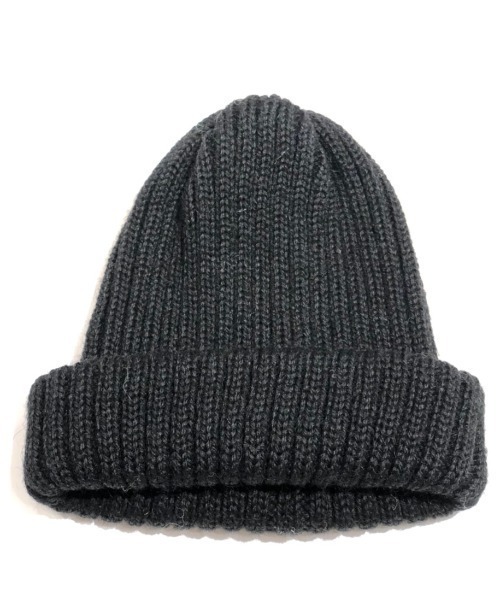 HIGHLAND 2000（ハイランドトゥーサウザンド）の「HIGHLAND2000/ハイランド2000　BW 2×1 Bobbycap リブ　ボビーキャップ　HL-0019（ニットキャップ/ビーニー・メンズ・チャコールグレー/ブラック/グレー・FREE）」の12枚目の写真