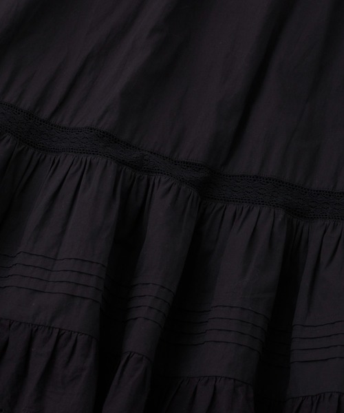 Libra Cue（リブラ キュー）の「ヴィンテージライクボリュームレーススカート（スカート・レディース・ホワイト/ブラック・FREE）」の19枚目の写真