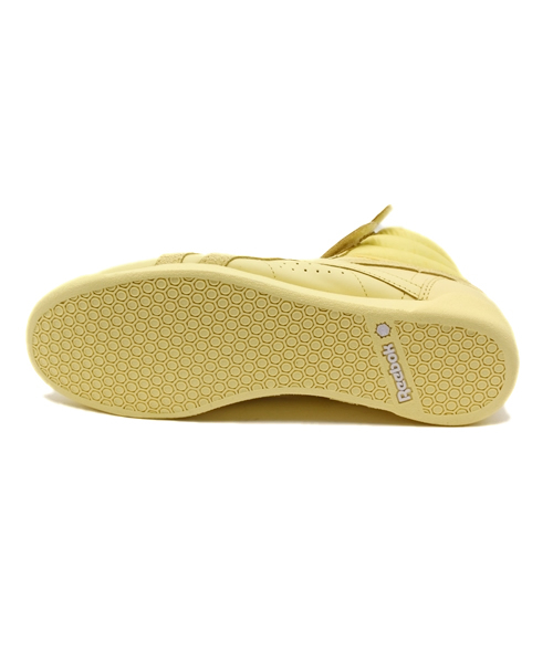 Reebok（リーボック）の「ウィメンズ リーボック クラシック フリースタイル イエロー Reebok F/S HI SPIRIT M45863（スニーカー・レディース・イエロー・23cm/24.5cm/24cm/23.5cm）」の3枚目の写真
