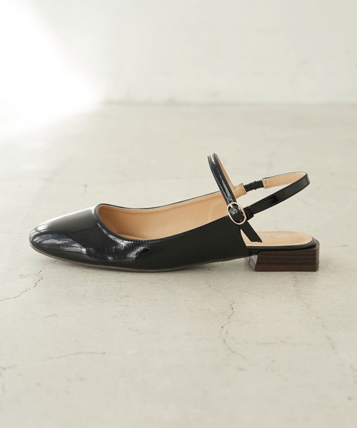 ROPE' PICNIC(ロペピクニック)の「オープンヒールメリージェーンパンプス(パンプス・レディース・ブラック/ピンク・23.5cm/24.5cm/23.0cm/24.0cm)」の4枚目の写真