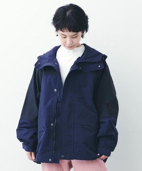 MEDE19 フェリシモ オーバーサイズフィッシュテールパーカー モッズコート