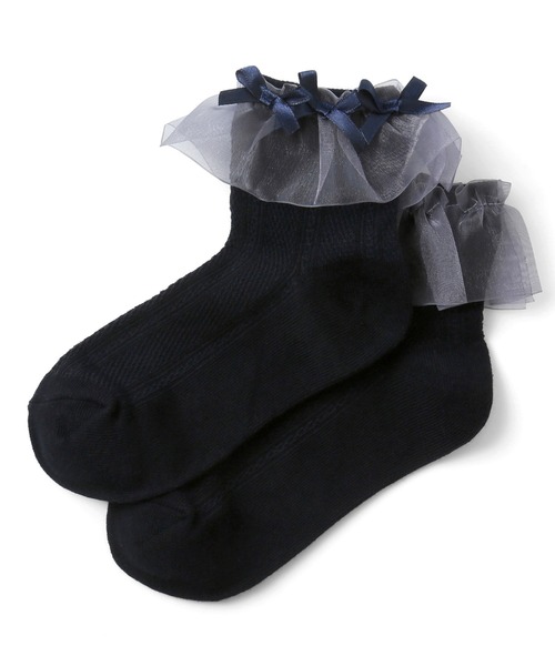 オーガンジーフリルソックス（ソックス/靴下）｜CHOPIN（ショパン）の