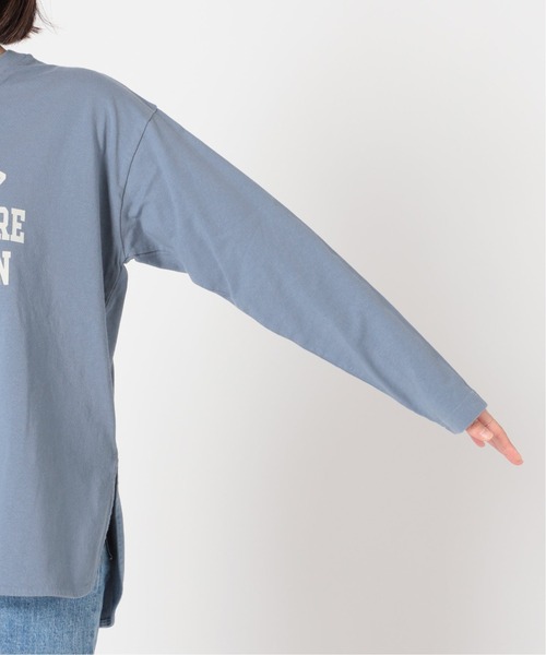 JOURNAL STANDARD relume(ジャーナルスタンダード レリューム)の「《追加》OE天竺ロゴプリントロングスリーブTEE◆(Tシャツ/カットソー・レディース・ホワイト/ベージュ/ブルー系その他・FREE)」の16枚目の写真