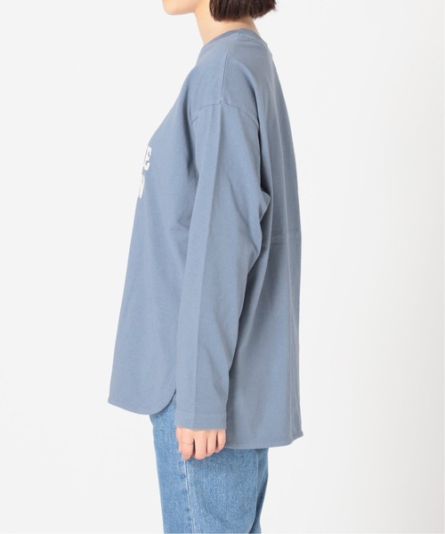 JOURNAL STANDARD relume(ジャーナルスタンダード レリューム)の「《追加》OE天竺ロゴプリントロングスリーブTEE◆(Tシャツ/カットソー・レディース・ホワイト/ベージュ/ブルー系その他・FREE)」の12枚目の写真