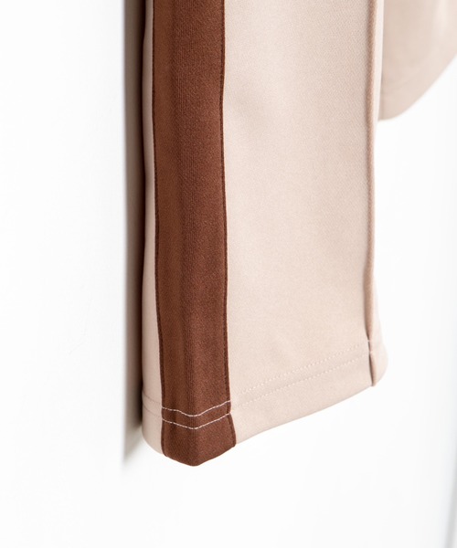 WEGO（ウィゴー）の「WEGO/ライントラックパンツ（スウェットパンツ・メンズ・ネイビー/カーキ/パープル/ベージュ/ブラック・LARGE/MEDIUM）」の21枚目の写真