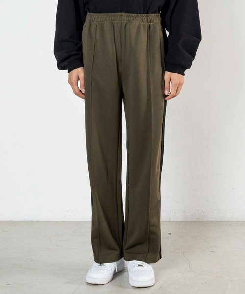 WEGO（ウィゴー）の「WEGO/ライントラックパンツ（スウェットパンツ・メンズ・ネイビー/カーキ/パープル/ベージュ/ブラック・LARGE/MEDIUM）」の10枚目の写真