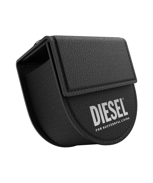 DIESEL（ディーゼル）の「ユニセックス トゥルーワイヤレスイヤホンケース Diesel Leather Tech Chain TWS Case FW21 for Universal black/white（ヘッドフォン/イヤホン・メンズ・その他・UNI）」の7枚目の写真