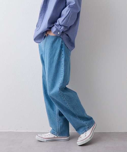 CIAOPANIC TYPY（チャオパニックティピー）の「CONE DENIM バギー5ポケットパンツ（デニムパンツ・メンズ・サックスブルー・SMALL/MEDIUM/LARGE/X-LARGE）」の7枚目の写真