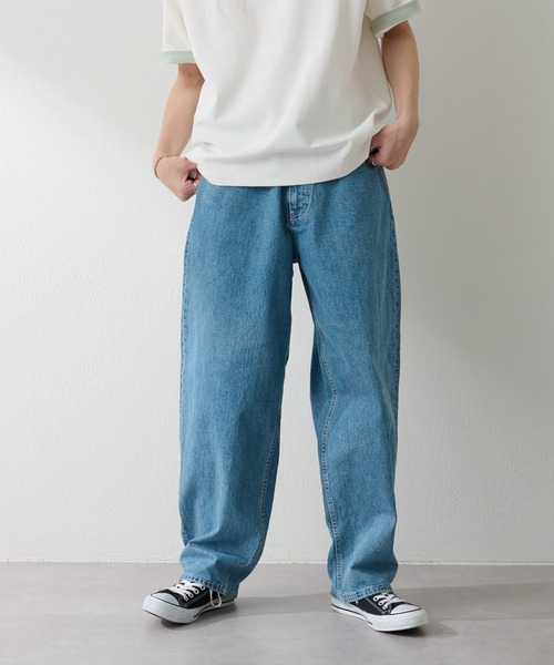 CIAOPANIC TYPY（チャオパニックティピー）の「CONE DENIM バギー5ポケットパンツ（デニムパンツ・メンズ・サックスブルー・SMALL/MEDIUM/LARGE/X-LARGE）」の13枚目の写真