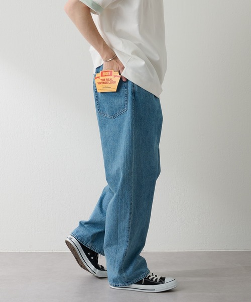 CIAOPANIC TYPY（チャオパニックティピー）の「CONE DENIM バギー5ポケットパンツ（デニムパンツ・メンズ・サックスブルー・SMALL/MEDIUM/LARGE/X-LARGE）」の14枚目の写真