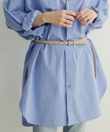 ソフトレザーナローベルト