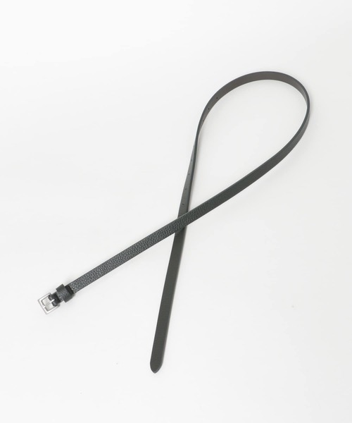 URBAN RESEARCH DOORS（アーバンリサーチドアーズ）の「ソフトレザーナローベルト（ベルト・レディース・チャコールグレー/ホワイト系その他・ONE）」の7枚目の写真