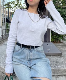 WHO'S WHO gallery | ヘンリーネックショートトップス(Tシャツ/カットソー)