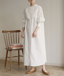 HER CLOSET | 【shemoshelly】キルティングヨークシャツワンピース(シャツワンピース)