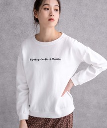 刺繍ロゴロンT