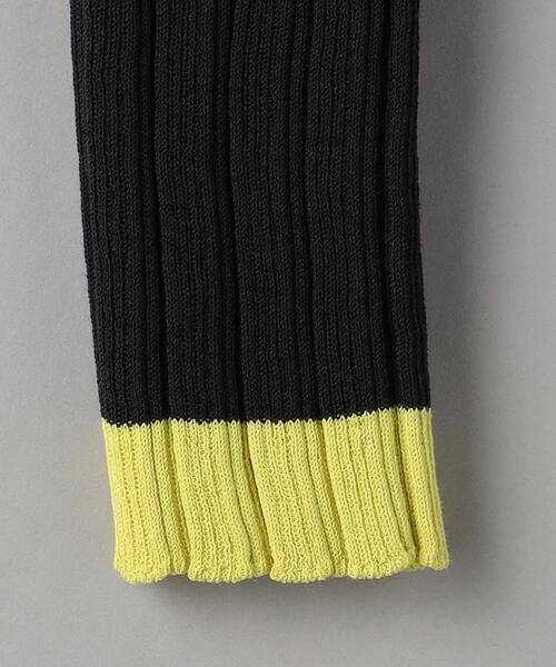 BEAUTY&YOUTH UNITED ARROWS（ビューティーアンドユースユナイテッドアローズ）の「BY ランダムリブ カーディガン&プルオーバー -2WAY/ウォッシャブル-（カーディガン/ボレロ・レディース・ブラック/オフホワイト/ライム・FREE）」の13枚目の写真