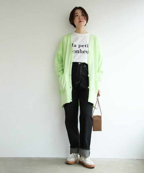 notch.（ノッチ）の「ポケ付きビッグカーディガン（カーディガン/ボレロ・レディース・グリーン/エメラルド・M）」の22枚目の写真