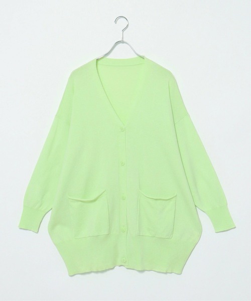 notch.（ノッチ）の「ポケ付きビッグカーディガン（カーディガン/ボレロ・レディース・グリーン/エメラルド・M）」の16枚目の写真