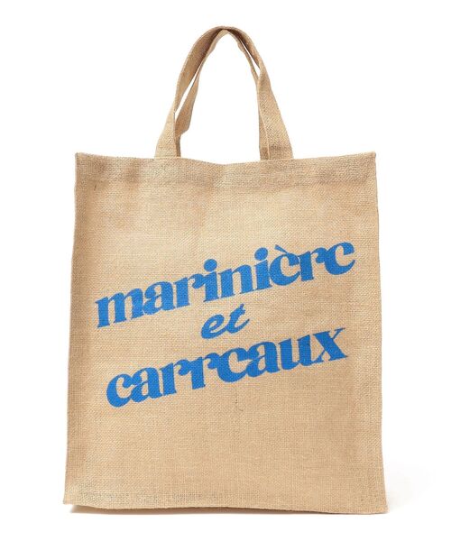 MAISON BENGAL（マイソンベンガル）の「【SHIPS any別注】MAISON BENGAL: ロゴ トートバッグ3◇（トートバッグ・レディース・ピンク/ブルー・ONE SIZE）」の3枚目の写真