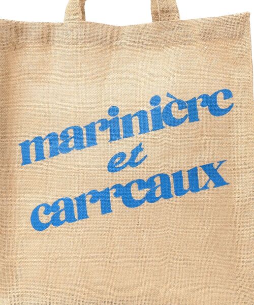 MAISON BENGAL（マイソンベンガル）の「【SHIPS any別注】MAISON BENGAL: ロゴ トートバッグ3◇（トートバッグ・レディース・ピンク/ブルー・ONE SIZE）」の5枚目の写真