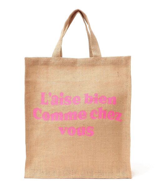 MAISON BENGAL（マイソンベンガル）の「【SHIPS any別注】MAISON BENGAL: ロゴ トートバッグ3◇（トートバッグ・レディース・ピンク/ブルー・ONE SIZE）」の9枚目の写真