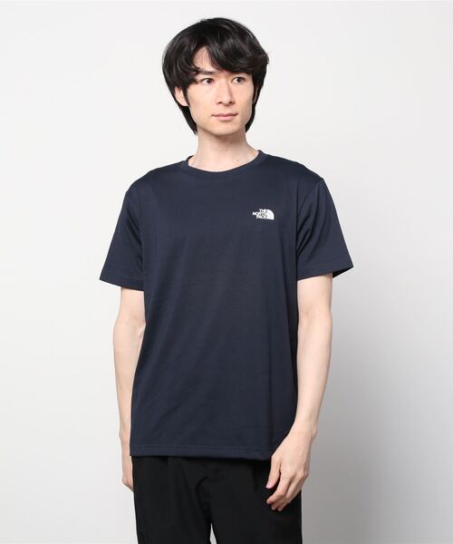 THE NORTH FACE（ザノースフェイス）の「ザ ノース フェイス THE NORTH FACE S/S Back Square Logo Tee(ショートスリーブバックスクエアーロゴティー)（Tシャツ/カットソー・メンズ・ホワイト×ブラック/ネイビー/ブラック×イエロー/グレー/ブラック・3L/M/L/LL/S）」の5枚目の写真