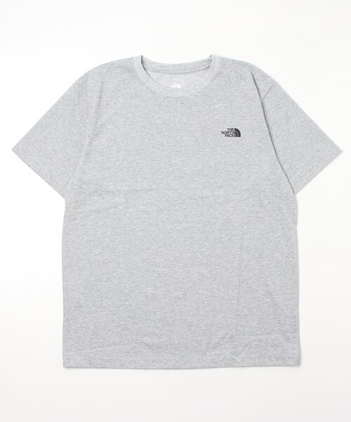 THE NORTH FACE（ザノースフェイス）の「ザ ノース フェイス THE NORTH FACE S/S Back Square Logo Tee(ショートスリーブバックスクエアーロゴティー)（Tシャツ/カットソー・メンズ・ホワイト×ブラック/ネイビー/ブラック×イエロー/グレー/ブラック・3L/M/L/LL/S）」の4枚目の写真