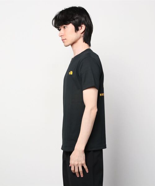 THE NORTH FACE（ザノースフェイス）の「ザ ノース フェイス THE NORTH FACE S/S Back Square Logo Tee(ショートスリーブバックスクエアーロゴティー)（Tシャツ/カットソー・メンズ・ホワイト×ブラック/ネイビー/ブラック×イエロー/グレー/ブラック・3L/M/L/LL/S）」の8枚目の写真