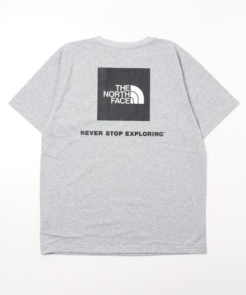 THE NORTH FACE（ザノースフェイス）の「ザ ノース フェイス THE NORTH FACE S/S Back Square Logo Tee(ショートスリーブバックスクエアーロゴティー)（Tシャツ/カットソー・メンズ・ホワイト×ブラック/ネイビー/ブラック×イエロー/グレー/ブラック・3L/M/L/LL/S）」の10枚目の写真