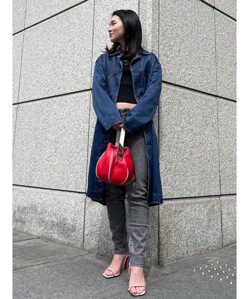DIESEL(ディーゼル)の「レディース バイカラー スクエアトゥ サンダル(サンダル・レディース・ホワイト/ブラック×ホワイト/ブルー系その他・35/37/38/36/39)」の7枚目の写真
