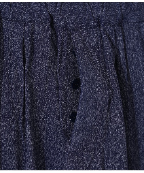 GOLD（ゴールド）の「GOLD / ゴールド：COVERT CHAMBRAY BALLOON PANTS：22A-GL42284[MUS]（その他パンツ・メンズ・ブラック/ネイビー・L/M/S）」の21枚目の写真