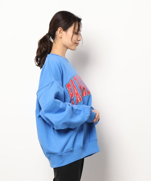Paragraph（パラグラフ）の「【Wo】【it】【Paragraph】Paragraph Arch Logo Sweatshirt（スウェット・レディース・チャコールグレー/ライトブルー/イエロー/ブルー/その他・FREE）」の6枚目の写真