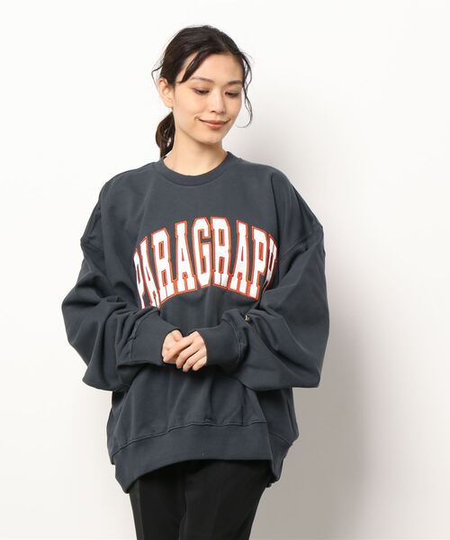 Paragraph（パラグラフ）の「【Wo】【it】【Paragraph】Paragraph Arch Logo Sweatshirt（スウェット・レディース・チャコールグレー/ライトブルー/イエロー/ブルー/その他・FREE）」の14枚目の写真