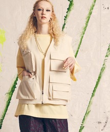 MAISON SPECIAL | 《ユニセックスアイテム》ブロードユーティリティミリタリーベスト【MAISON SPECIAL/メゾンスペシャル】(ベスト)