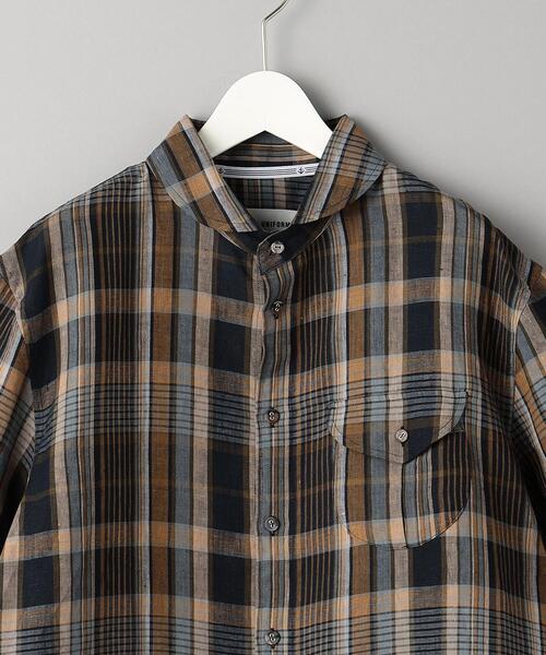 NATIC（ナティック）の「□＜NATIC＞ INDIGO S/C/M SHIRT/シャツ（シャツ/ブラウス・メンズ・ネイビー・M/L）」の3枚目の写真