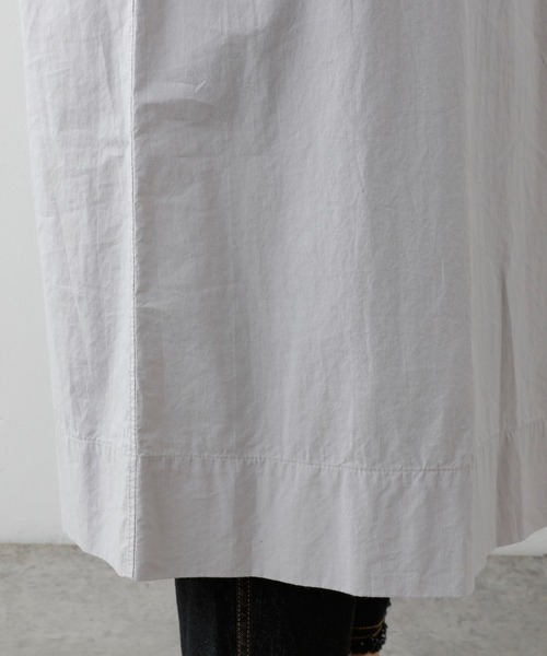 PUAL CE CIN（ピュアルセシン）の「袖レースシャーリングワンピース（ワンピース・レディース・ブラック/サックスブルー/グレイッシュベージュ・FREE）」の16枚目の写真