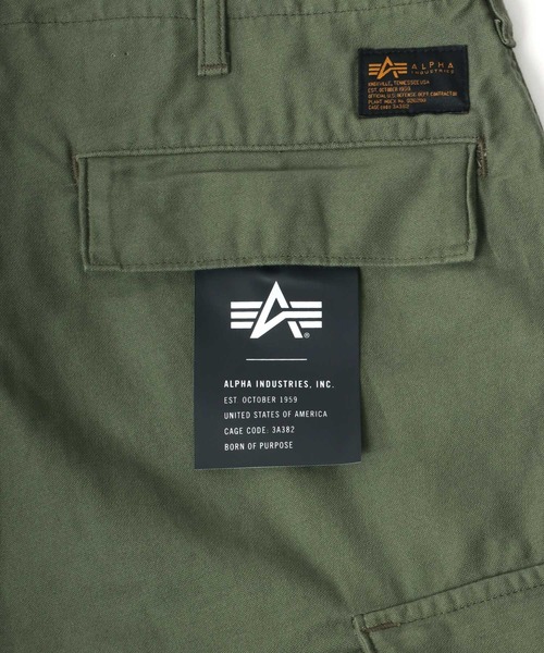 Alpha Industries(アルファインダストリーズ)の「ALPHA INDUSTRIES/アルファインダストリーズ BDU CARGO PANTS/ワイドカーゴパンツ/ワークパンツ(カーゴパンツ・メンズ・ブラック/カーキ/オリーブ・M/L/XL)」の13枚目の写真