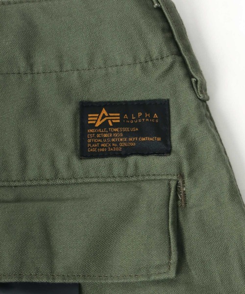 Alpha Industries(アルファインダストリーズ)の「ALPHA INDUSTRIES/アルファインダストリーズ BDU CARGO PANTS/ワイドカーゴパンツ/ワークパンツ(カーゴパンツ・メンズ・ブラック/カーキ/オリーブ・M/L/XL)」の14枚目の写真