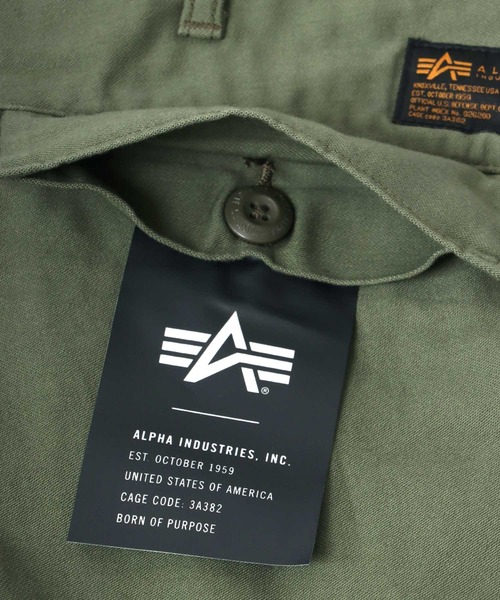 Alpha Industries(アルファインダストリーズ)の「ALPHA INDUSTRIES/アルファインダストリーズ BDU CARGO PANTS/ワイドカーゴパンツ/ワークパンツ(カーゴパンツ・メンズ・ブラック/カーキ/オリーブ・M/L/XL)」の15枚目の写真