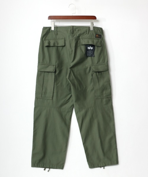 Alpha Industries(アルファインダストリーズ)の「ALPHA INDUSTRIES/アルファインダストリーズ BDU CARGO PANTS/ワイドカーゴパンツ/ワークパンツ(カーゴパンツ・メンズ・ブラック/カーキ/オリーブ・M/L/XL)」の7枚目の写真