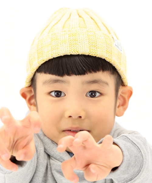 B:MING by BEAMS(ビーミングバイビームス)の「<VERY 3月号掲載>ビーミング by ビームス / コットンワッチキャップ(ニットキャップ/ビーニー・キッズ・イエロー/ネイビー・SMALL/MEDIUM)」の10枚目の写真