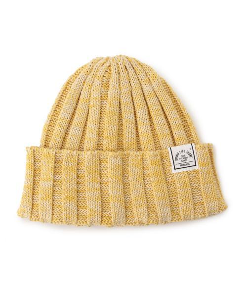 B:MING by BEAMS(ビーミングバイビームス)の「<VERY 3月号掲載>ビーミング by ビームス / コットンワッチキャップ(ニットキャップ/ビーニー・キッズ・イエロー/ネイビー・SMALL/MEDIUM)」の5枚目の写真