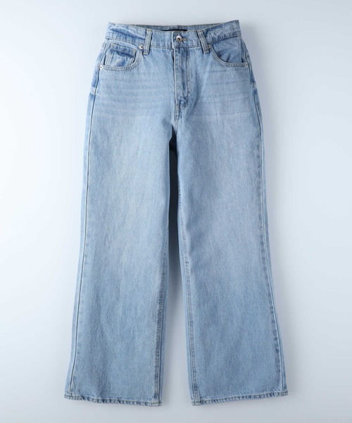 HONEYSUCKLE ROSE（ハニーサックルローズ）の「【HONEYSUCKLE ROSE】セミワイドデニムパンツ（デニムパンツ・レディース・キナリ/ダークインディゴブルー/ライトインディゴブルー・S/L/M）」の20枚目の写真